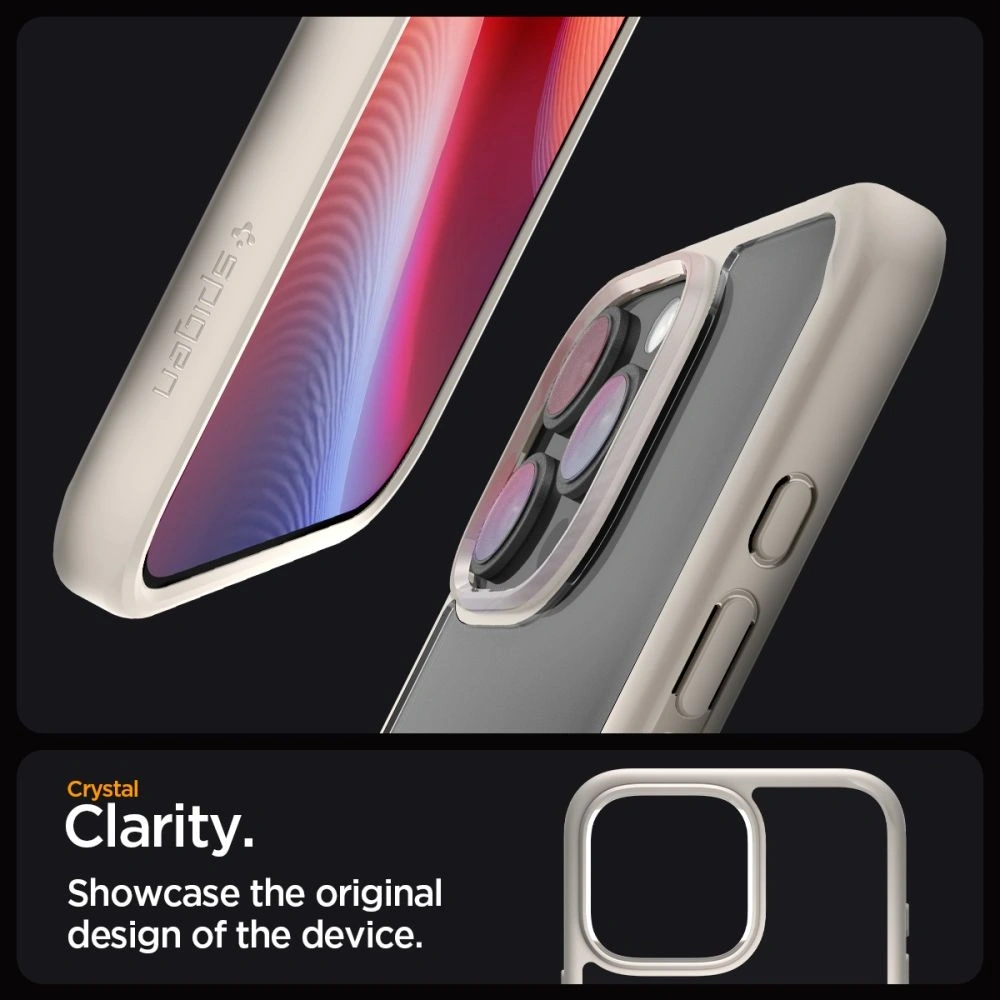 Etui Spigen Ultra Hybrid Apple iPhone 16 Pro Max Natural Titanium