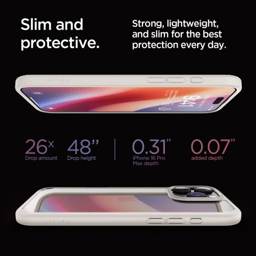 Kup Spigen Ultra Hybrid Apple iPhone 16 Pro Max Natur-Titanium - SPN16468 - {ean13} - Sklep Home Screen