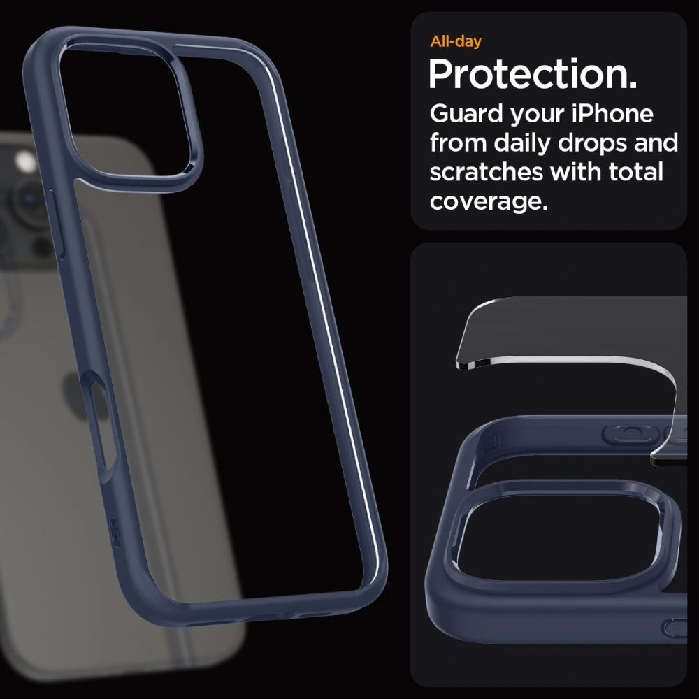 Etui Spigen Ultra Hybrid Apple iPhone 16 Pro Max Navy Blue
