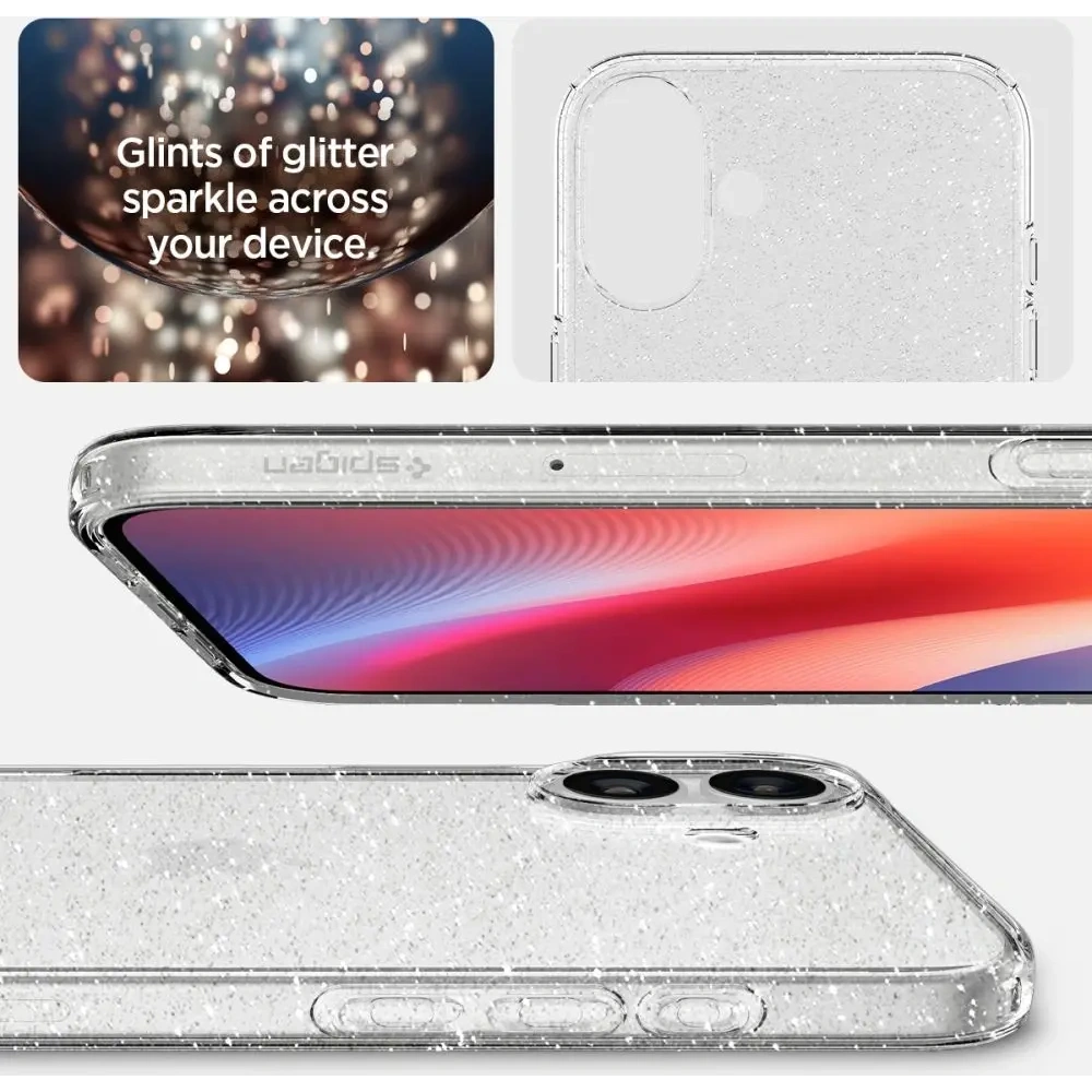 Etui Spigen Liquid Crystal Apple iPhone 16 Plus Glitter Crystal