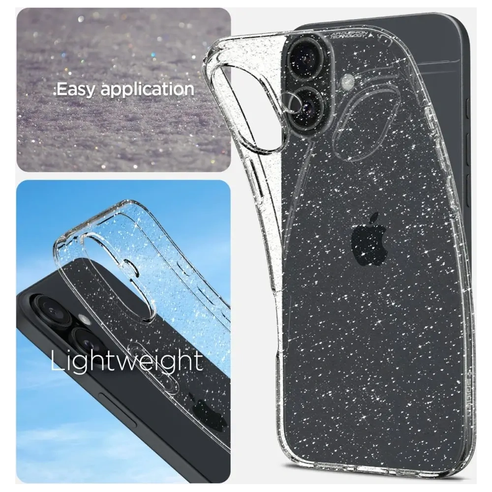 Etui Spigen Liquid Crystal Apple iPhone 16 Plus Glitter Crystal
