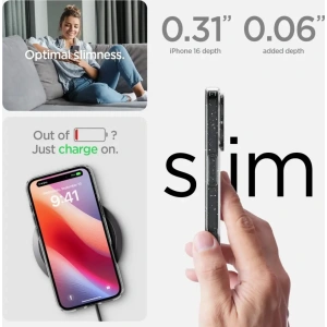 Kup Spigen Liquid Crystal Apple iPhone 16 Plus Glitter Crystal - SPN16470 - {ean13} - Sklep Home Screen