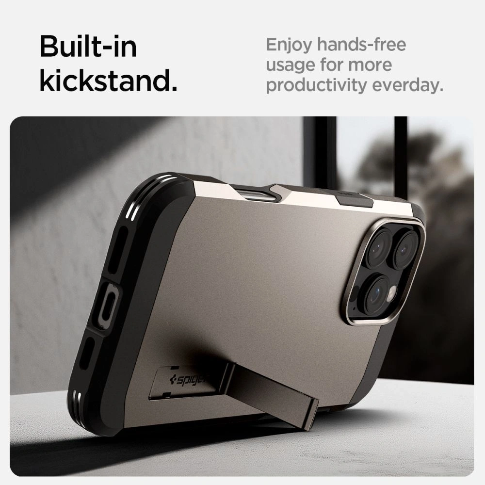 Etui Spigen Tough Armor Mag MagSafe Apple iPhone 16 Pro Gunmetal