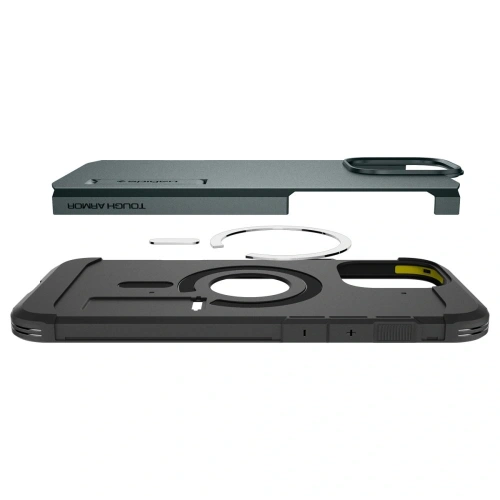 Kup Spigen Tough Armor Mag MagSafe Apple iPhone 16 Pro Abyss Grün - SPN16475 - {ean13} - Sklep Home Screen