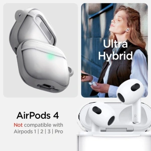 Kup Spigen Ultra Hybrid Apple AirPods 4 Jet Weiß - SPN16476 - {ean13} - Sklep Home Screen