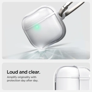 Kup Spigen Ultra Hybrid Apple AirPods 4 Jet Weiß - SPN16476 - {ean13} - Sklep Home Screen