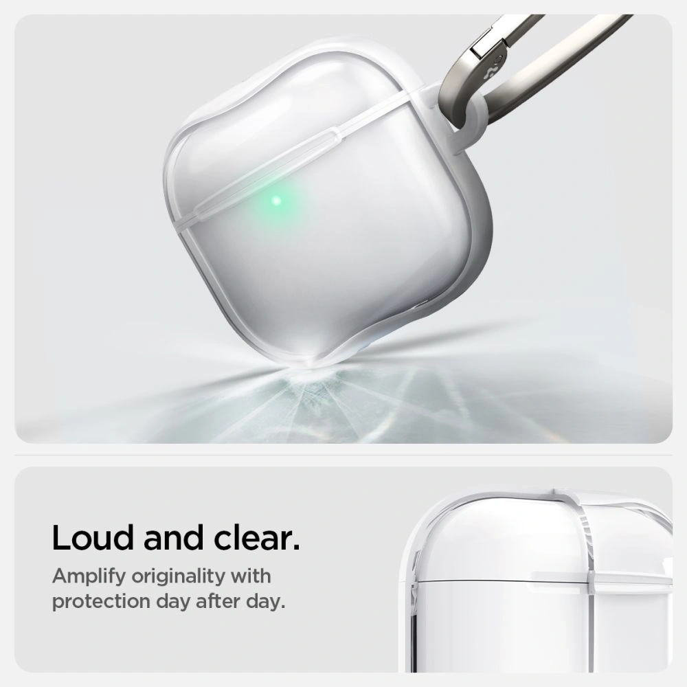 Etui Spigen Ultra Hybrid Apple AirPods 4 Jet White