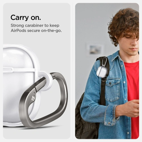 Kup Etui Spigen Ultra Hybrid Apple AirPods 4 Jet White - SPN16476 - {ean13} - Sklep Home Screen