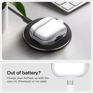 Kup Spigen Ultra Hybrid Apple AirPods 4 Jet Weiß - SPN16476 - {ean13} - Sklep Home Screen