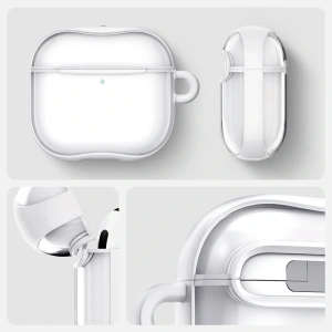Kup Spigen Ultra Hybrid Apple AirPods 4 Jet Weiß - SPN16476 - {ean13} - Sklep Home Screen
