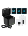 Buy Telesin three-channel box charger + 3 TELESIN batteries for GoPro Hero 9 / 10 / 11 / 12 - TLS164 - {ean13} - Home Screen Store Europe