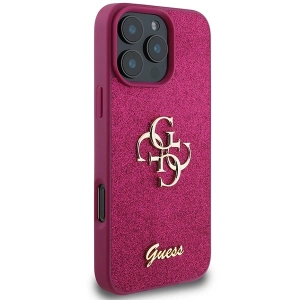 Kup Guess GUHCP16LHG4SGU Apple iPhone 16 Pro hardcase Glitter Script Big 4G fialová - GUE3619 - {ean13} - Sklep Home Screen