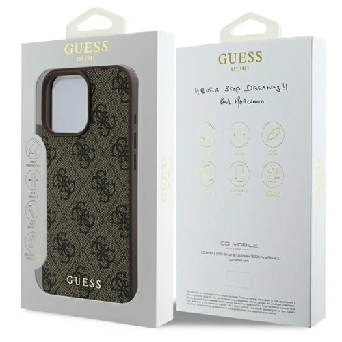 Kup Guess GUHCP16XG4GFBR Apple iPhone 16 Pro Max Hartschale 4G Klassisch braun - GUE3620 - {ean13} - Sklep Home Screen