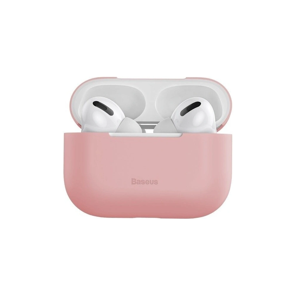 Silikonowe etui ochronne Baseus Super Thin do Apple AirPods Pro (różowe)