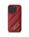 Kup Etui Karl Lagerfeld KLHCP16LPQDSMGR Apple iPhone 16 Pro hardcase Quilted Signature czerwony/red - KLD21678 - {ean13} - Sklep Home Screen