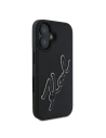 Kup Karl Lagerfeld KLHCP16S3DRKSDLK Apple iPhone 16 tvrdý obal 3D gumový podpis černý - KLD21679 - {ean13} - Sklep Home Screen
