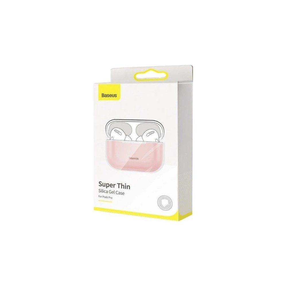 Silikonowe etui ochronne Baseus Super Thin do Apple AirPods Pro (różowe)