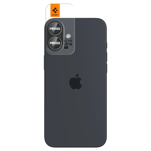 Kup Szkło hartowane na aparat Spigen GLAS.tR Ez Fit Optik Pro Camera Protector Apple iPhone 16 / 16 Plus Crystal Clear [2 PACK] - SPN16477 - {ean13} - Sklep Home Screen