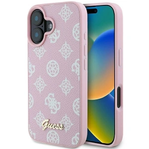 Buy Guess GUHMP16MPGPYSP Apple iPhone 16 Plus hardcase Peony Script Logo MagSafe pink - GUE3621 - {ean13} - Home Screen Store Europe
