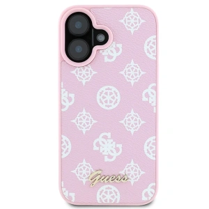 Kup Guess GUHMP16MPGPYSP Apple iPhone 16 Plus Hülle Peony Script Logo MagSafe pink - GUE3621 - {ean13} - Sklep Home Screen