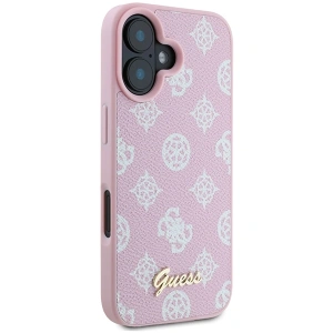 Buy Guess GUHMP16MPGPYSP Apple iPhone 16 Plus hardcase Peony Script Logo MagSafe pink - GUE3621 - {ean13} - Home Screen Store Europe
