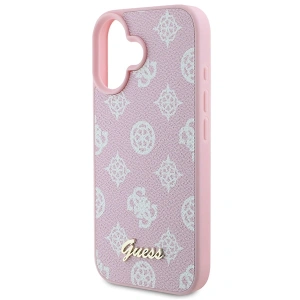 Kup Guess GUHMP16MPGPYSP Apple iPhone 16 Plus Hülle Peony Script Logo MagSafe pink - GUE3621 - {ean13} - Sklep Home Screen