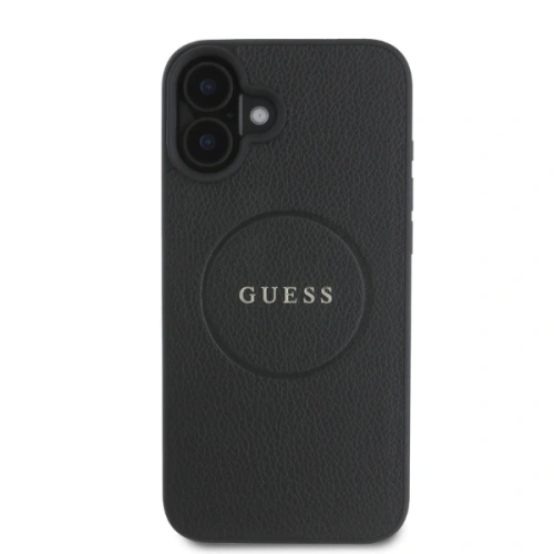 Kup Hádej GUHMP16SPGHSMMK Apple iPhone 16 hardcase s texturou zlatý prsten MagSafe černý - GUE3622 - {ean13} - Sklep Home Screen