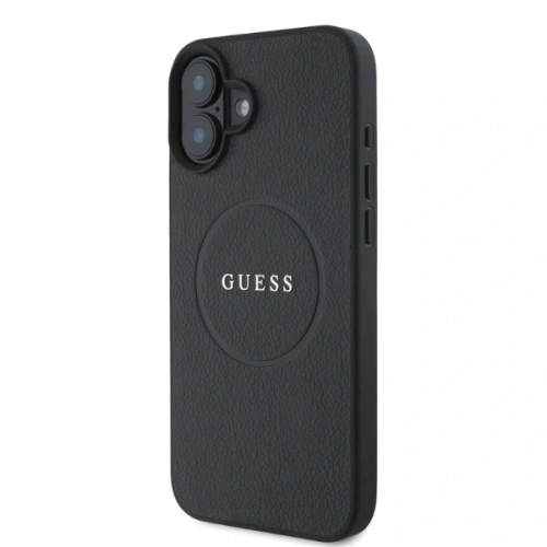 Kup Hádej GUHMP16SPGHSMMK Apple iPhone 16 hardcase s texturou zlatý prsten MagSafe černý - GUE3622 - {ean13} - Sklep Home Screen