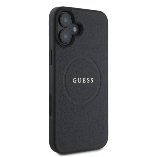 Kup Hádej GUHMP16SPGHSMMK Apple iPhone 16 hardcase s texturou zlatý prsten MagSafe černý - GUE3622 - {ean13} - Sklep Home Screen