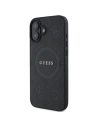 Kup Guess GUHMP16SPSAPSMEK Apple iPhone 16 tvrdý kryt Saffiano Peony Classic Logo MagSafe černý - GUE3624 - {ean13} - Sklep Home Screen