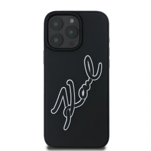 Kup Karl Lagerfeld KLHCP16X3DRKSDLK Apple iPhone 16 Pro Max hardcase 3D gumový bicolor podpis černý - KLD21680 - {ean13} - Sklep Home Screen