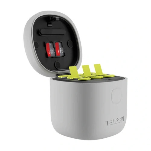 Buy Telesin Allin box 3-channel charger + 3 batteries for GoPro Hero 12 / 11 / 10 / 9 (yellow) - TLS169 - {ean13} - Home Screen Store Europe