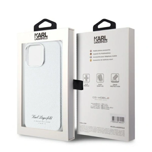 Buy Karl Lagerfeld KLHCP16XPGWCMKHG Apple iPhone 16 Pro Max hardcase hotel RSG grey - KLD21681 - {ean13} - Home Screen Store Europe