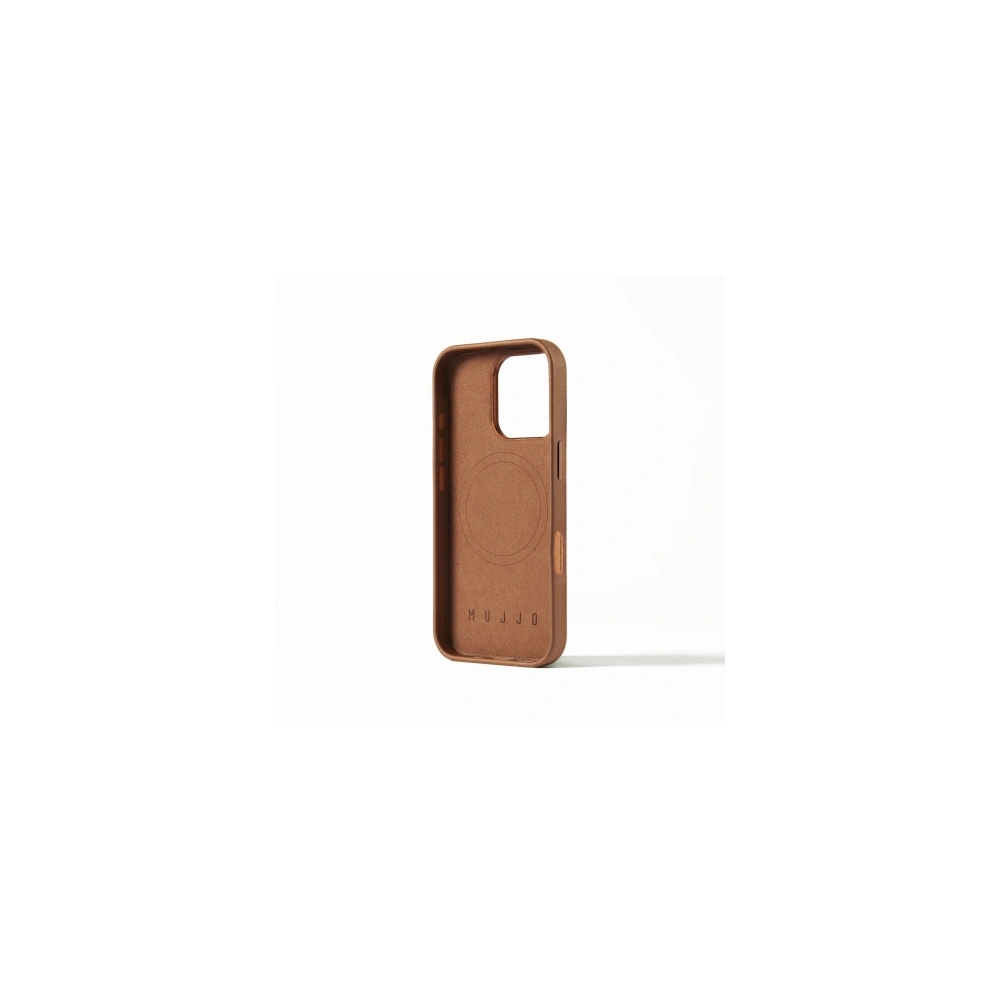 Etui Mujjo Leather Case Apple iPhone 16 Pro MagSafe (tan)