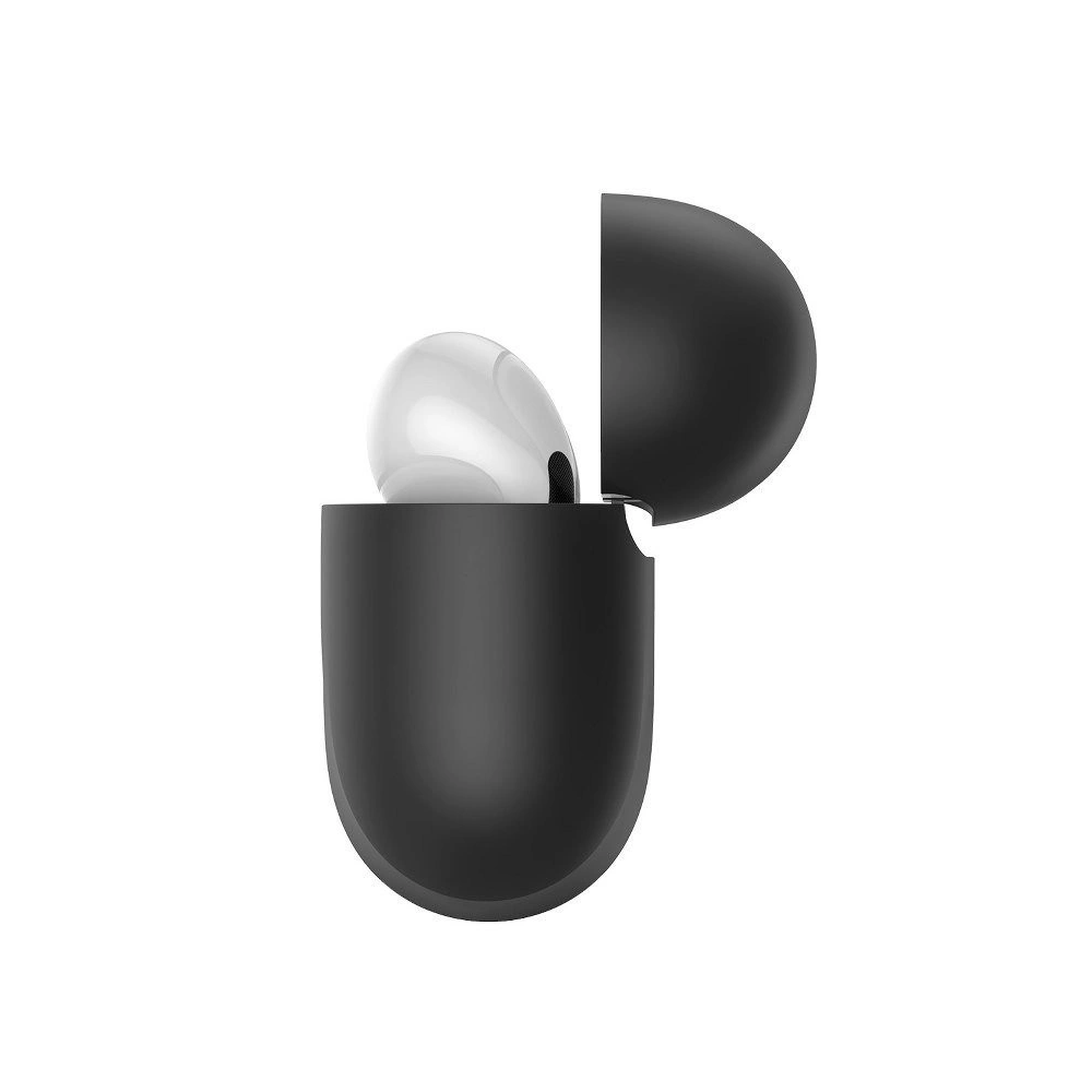 Silikonowe etui ochronne Baseus Shell Pattern do Apple AirPods Pro (czarne)