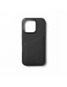 Mujjo Wallet Leather Case Apple iPhone 16 Pro MagSafe (black)