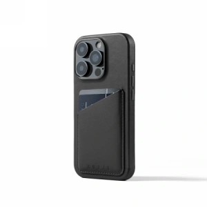 Buy Mujjo Wallet Leather Case Apple iPhone 16 Pro MagSafe (black) - MUJ120 - {ean13} - Home Screen Store Europe