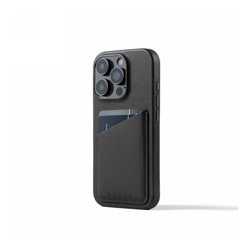 Kup Mujjo Geldbörse Lederhülle Apple iPhone 16 Pro MagSafe (schwarz) - MUJ120 - {ean13} - Sklep Home Screen