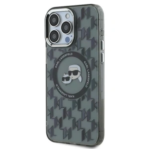 Kup Etui Karl Lagerfeld KLHMP15LHMCKMHK Apple iPhone 15 Pro IML Monogram Karl&Choupette Head MagSafe czarny/black - KLD21682 - {ean13} - Sklep Home Screen