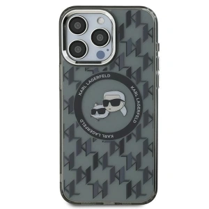 Kup Etui Karl Lagerfeld KLHMP15LHMCKMHK Apple iPhone 15 Pro IML Monogram Karl&Choupette Head MagSafe czarny/black - KLD21682 - {ean13} - Sklep Home Screen