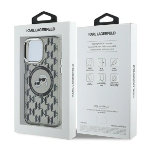 Kup Etui Karl Lagerfeld KLHMP15LHMCKMHK Apple iPhone 15 Pro IML Monogram Karl&Choupette Head MagSafe czarny/black - KLD21682 - {ean13} - Sklep Home Screen