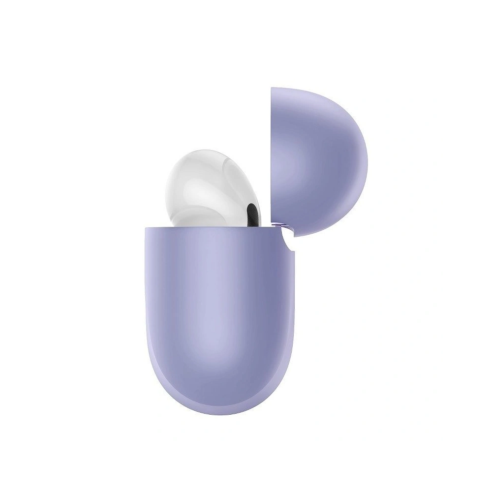 Silikonowe etui ochronne Baseus Shell Pattern do Apple AirPods Pro (fioletowe)