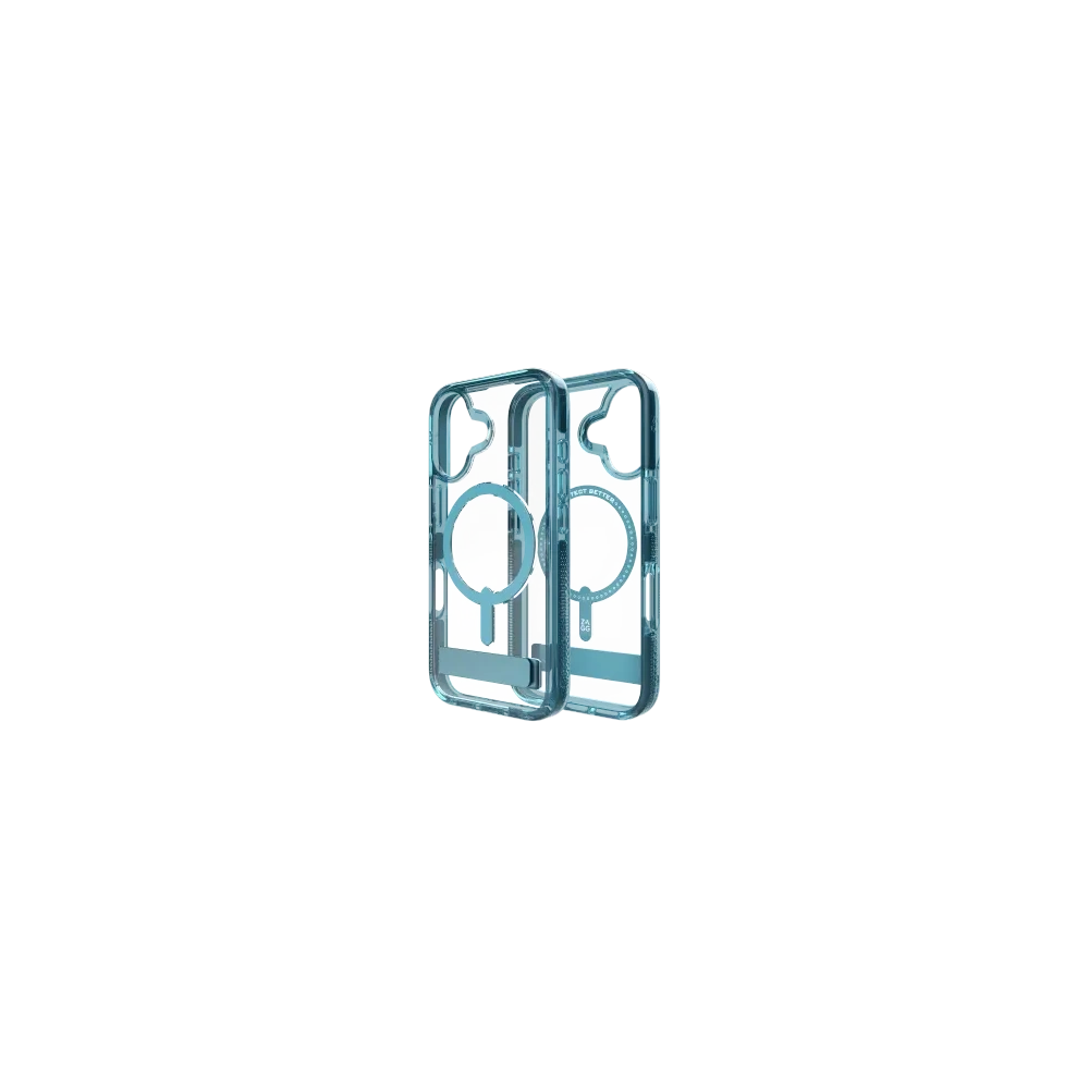 Etui ZAGG Santa Cruz Snap Apple iPhone 16 MagSafe (retro blue)