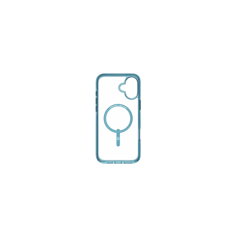 Etui ZAGG Santa Cruz Snap Apple iPhone 16 Plus MagSafe (retro blue)