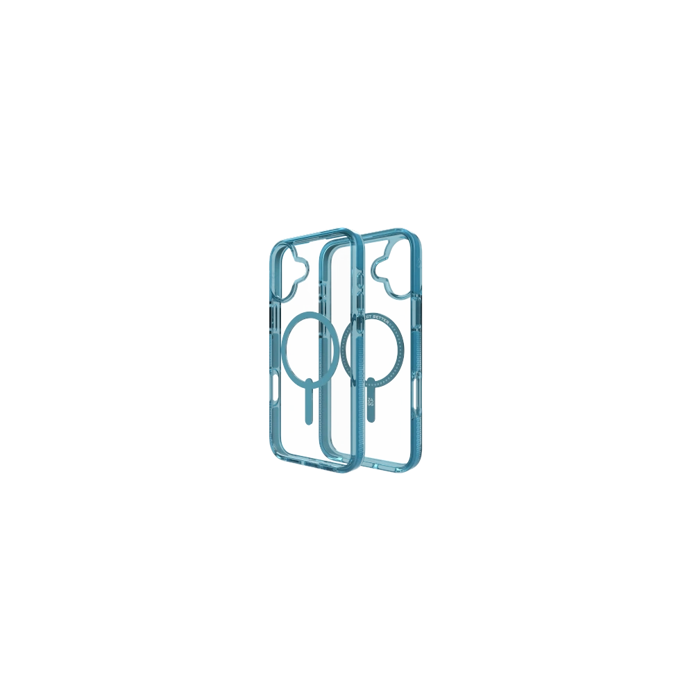 Etui ZAGG Santa Cruz Snap Apple iPhone 16 Plus MagSafe (retro blue)