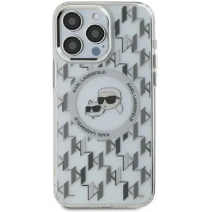 Kup Etui Karl Lagerfeld KLHMP15SHMCKMHT Apple iPhone 15 IML Monogram Karl&Choupette Head MagSafe przezroczysty/transparent - KLD21693 - {ean13} - Sklep Home Screen