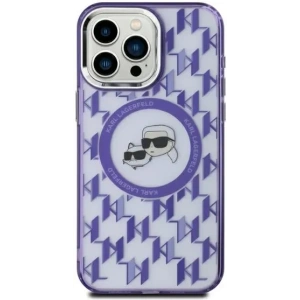 Kup Etui Karl Lagerfeld KLHMP15SHMCKMHU Apple iPhone 15 IML Monogram Karl&Choupette Head MagSafe fioletowy/purple - KLD21694 - {ean13} - Sklep Home Screen