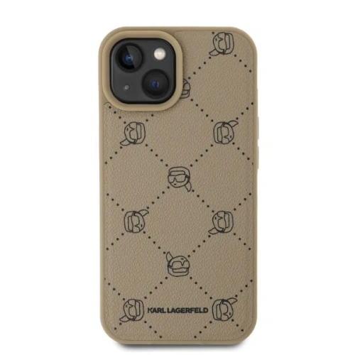 Kup Etui Karl Lagerfeld KLHMP15SPGKHPHE Apple iPhone 15 MagSafe Karl Heads beżowy/beige - KLD21695 - {ean13} - Sklep Home Screen