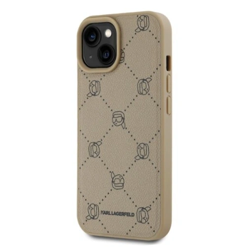 Kup Etui Karl Lagerfeld KLHMP15SPGKHPHE Apple iPhone 15 MagSafe Karl Heads beżowy/beige - KLD21695 - {ean13} - Sklep Home Screen