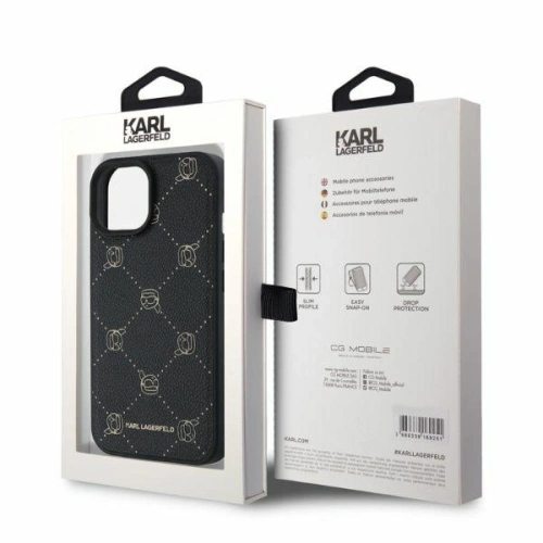 Kup Etui Karl Lagerfeld KLHMP15SPGKHPHK Apple iPhone 15 MagSafe Karl Head czarny/black - KLD21696 - {ean13} - Sklep Home Screen